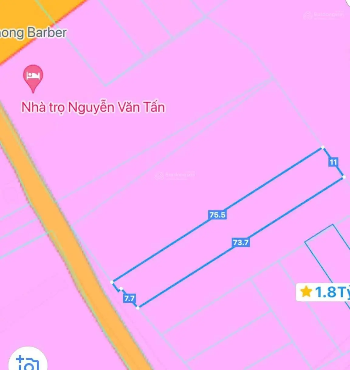 bán nhà dãy trọ 7,5 tỷ TL -thu nhập 50tr/tháng Cách chợ Tân Hiệp 1km - Hem xe hơi 7m