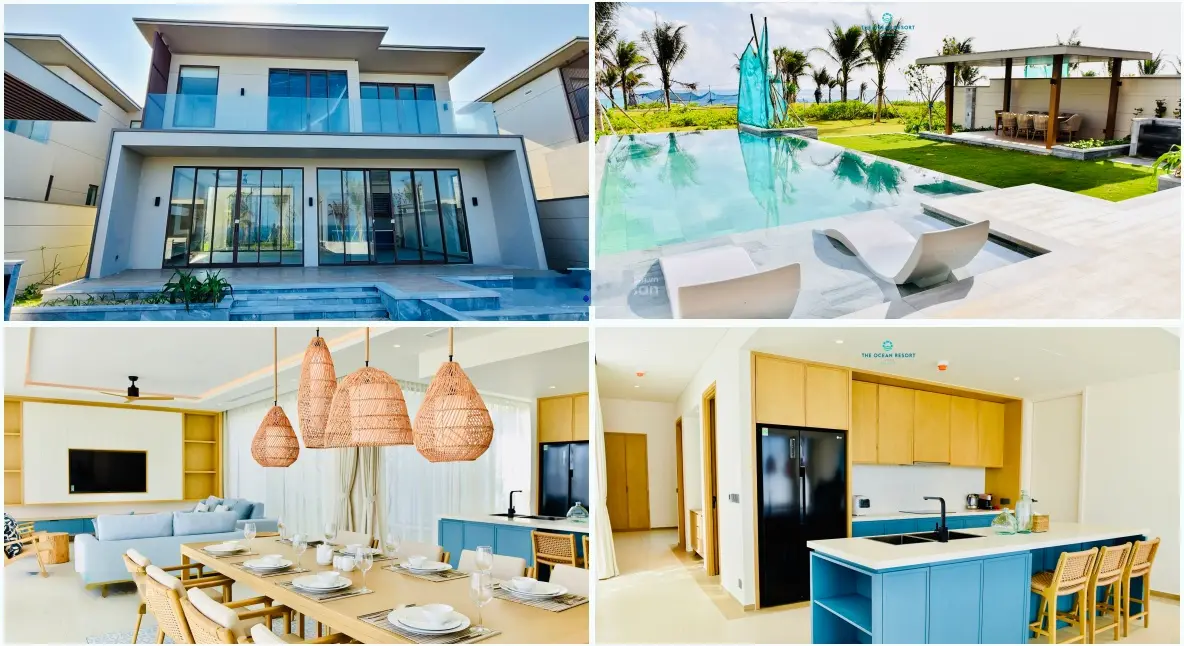 Chính chủ cần bán biệt thự 2PN, giá 6,5 tỷ tại dự án The Ocean Villas Quy Nhơn có thương lượng thêm