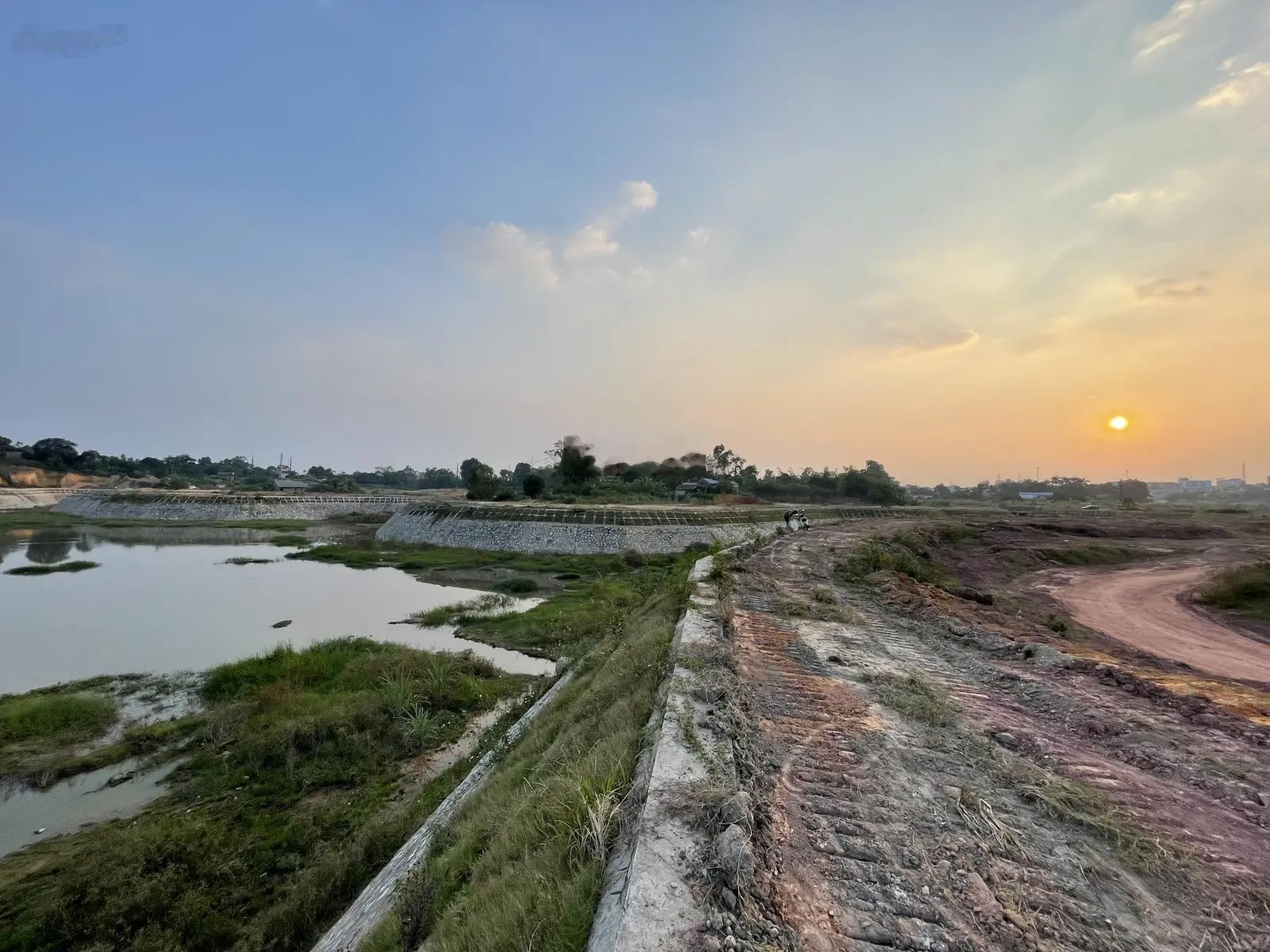 Bán lô đất biệt thự view hồ điều hoà Go Tân Lập, diện tích: 199,3m2 mặt tiền 8,26m nở hậu 11,48m