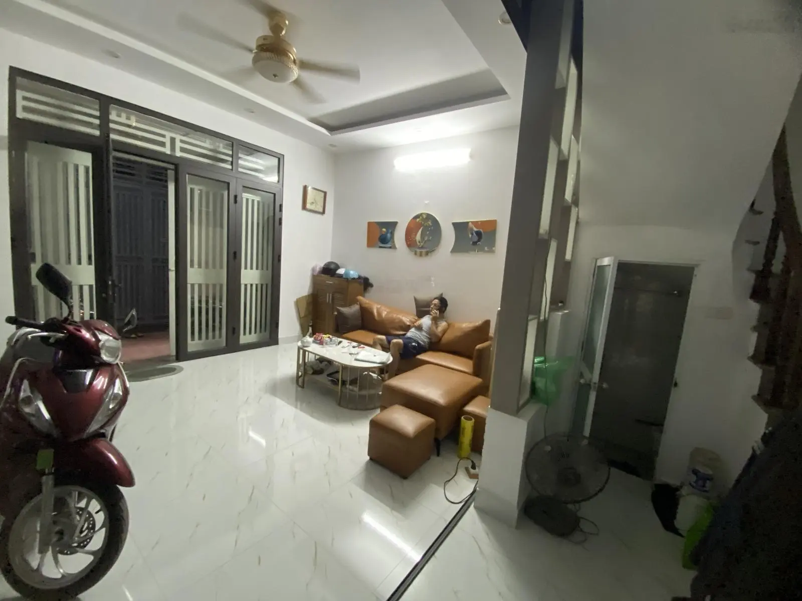 Bán nhà gần cầu mai động 34m 5 tầng ngõ rộng full nội thất về ở ngay lh 0961 579 ***