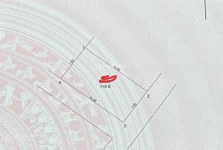 Bán lô góc 119m2 đất TĐC Trâu Quỳ, đường 12m giá 135tr/m2