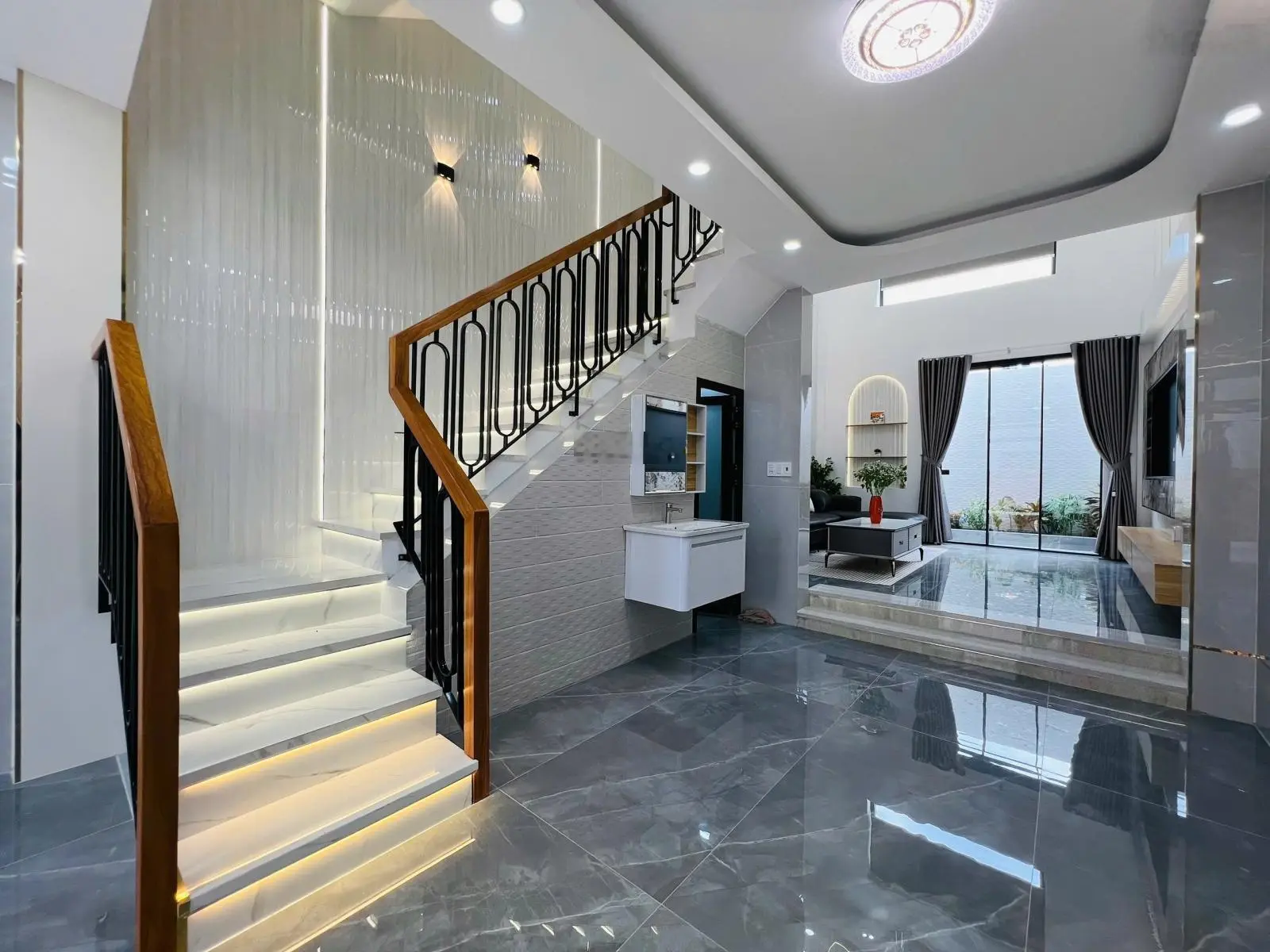 Bán Nhà Bình Tân - 363 Đất Mới (4x14m - 6ty88 TL) nội thất đầy đủ hiện đại. sát chợ Ngã tư bốn xã