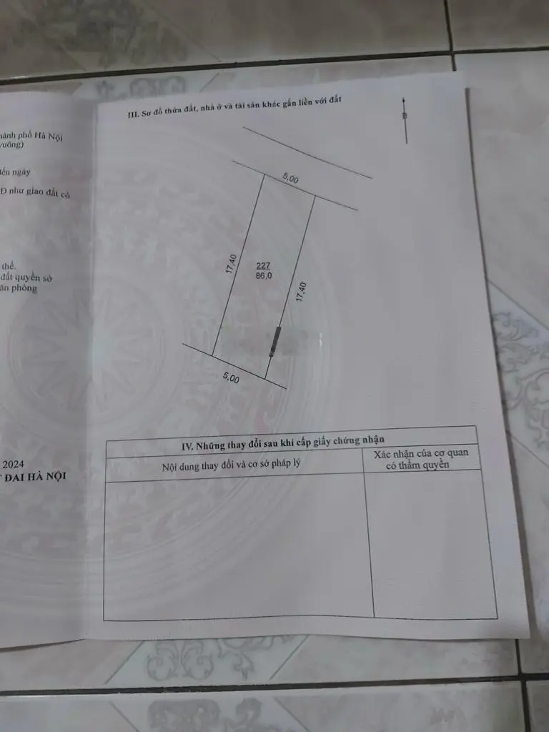 Bán nhà c4 86m thông số đẹp, ô tô đỗ cửa tại trung hậu, mê linh gần đường võ văn kiệt