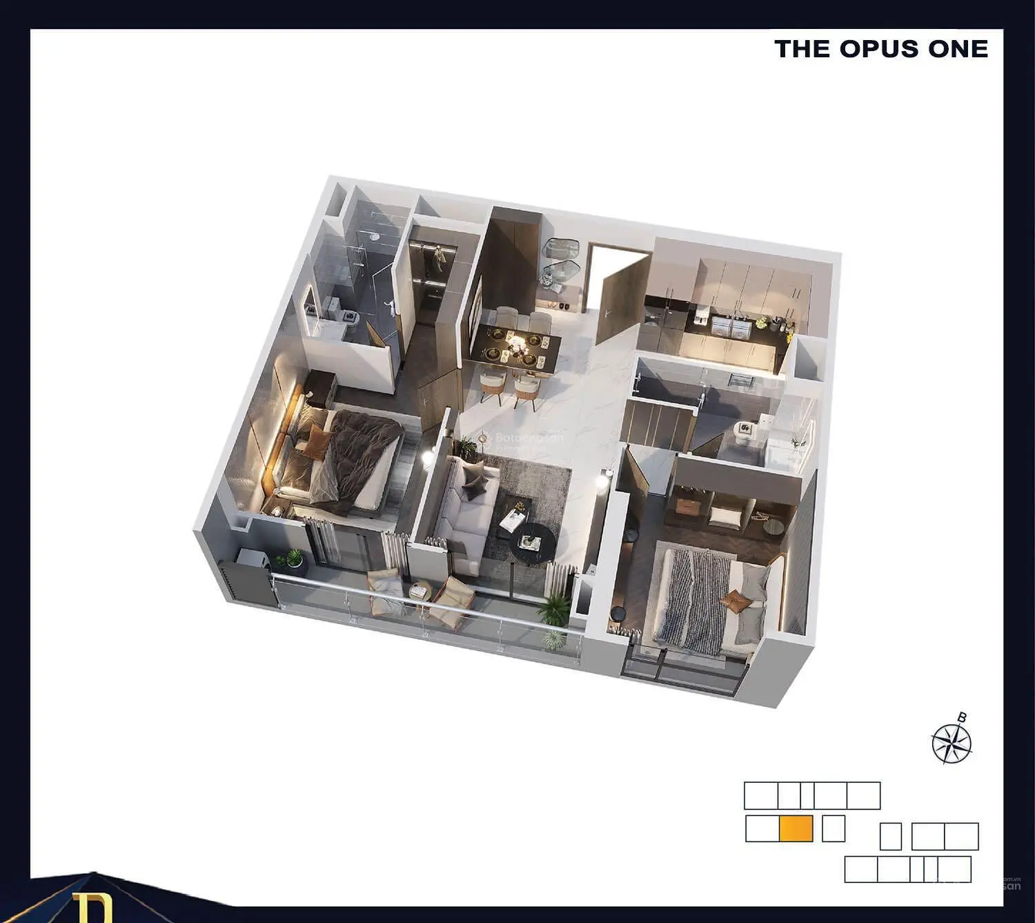 Chính thức nhận booking căn hộ siêu cao cấp Opus One vị trí đẹp - Vinhomes Grand Park LH 0969 644 ***