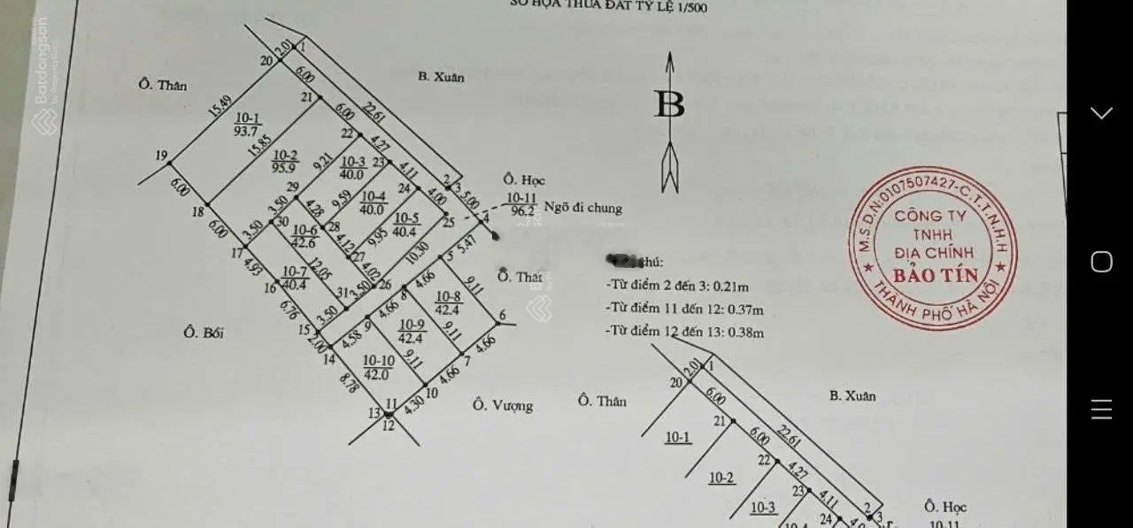 Chỉ hơn 2 tỷ đã sở hữu 1 lô đất nên thổ cư sát Vành Đai 4. Đất sát khu đấu giá thôn Tiền Lệ