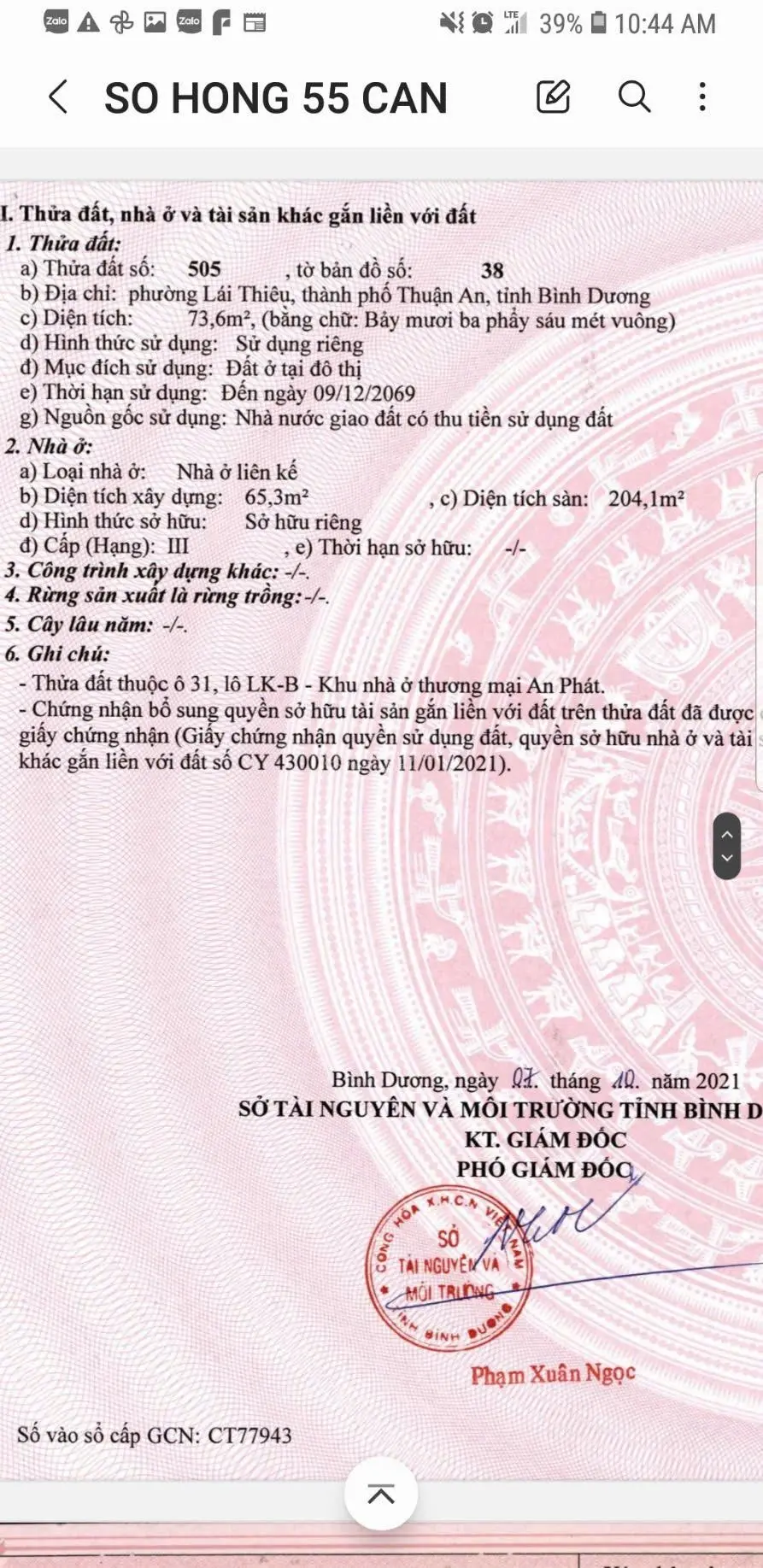 Sản phẩm nhà phố đẳng cấp 5 sao khu khép kín, an ninh tại trung tâm hành chính Thuận An