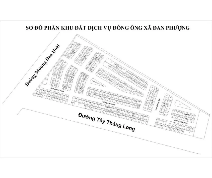 Chính chủ bán đất mặt đường Tây Thăng Long rộng 60m, gồm 10 làn xe Đan Phượng, Hà Nội, view đẹp