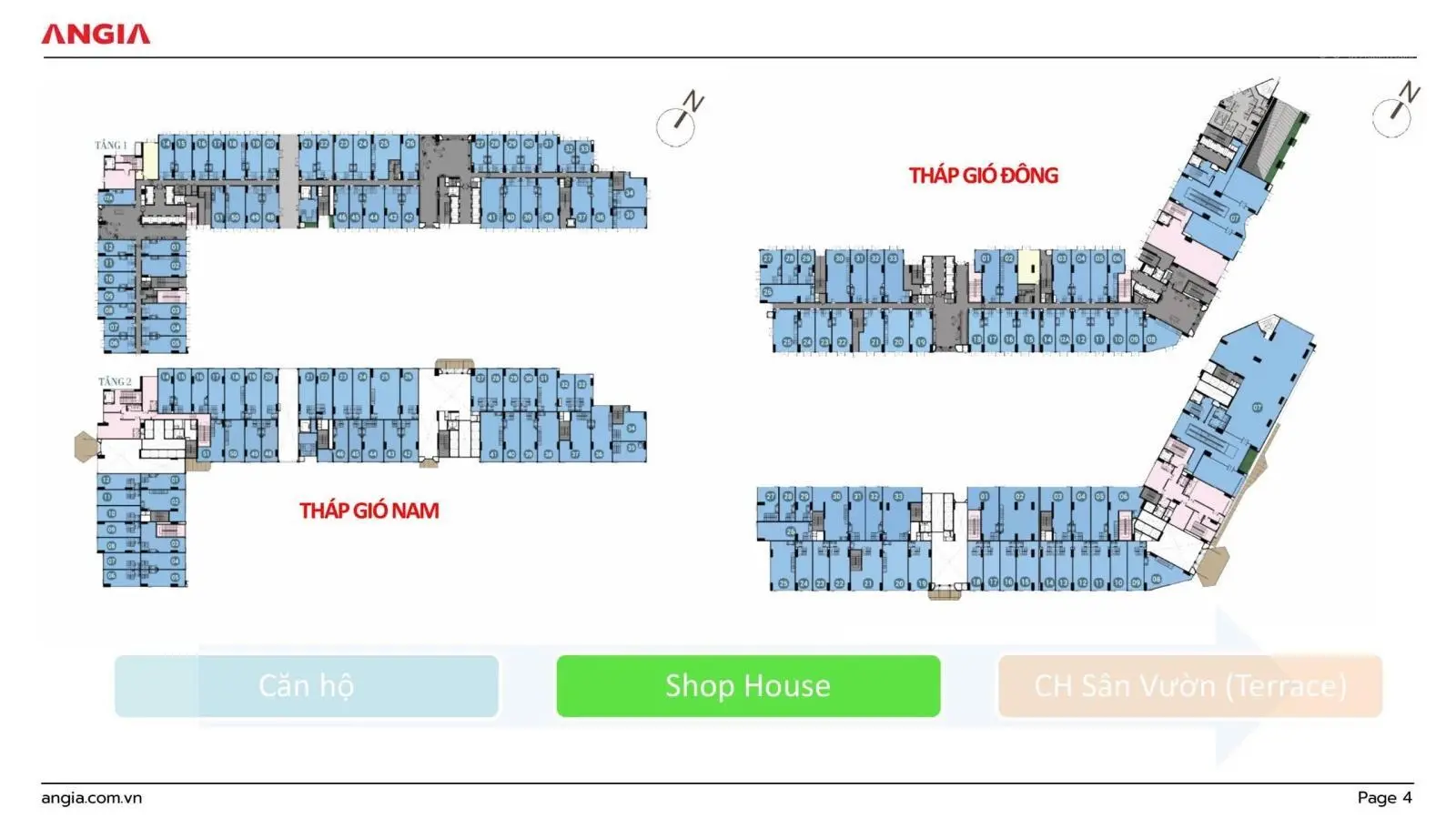 Shop khối đế the gió gí chỉ từ 70triệu/m2