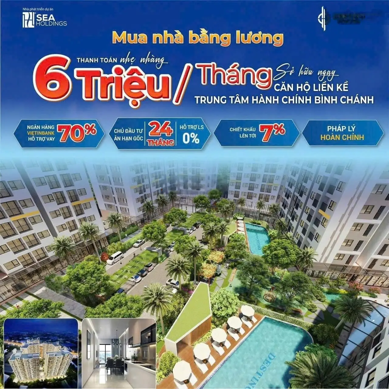 Duy nhất 5 căn chung cư nội bộ cuối cùng, chiết khấu đến 4,5% liên hệ 0372 101 *** để được tư vấn