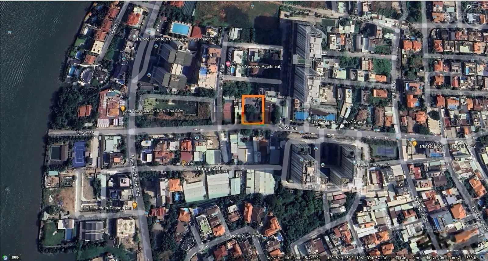 Bán 1200m2 đất mặt tiền đường số 66, kế bên Tropic Garden - LH 0909 924 ***