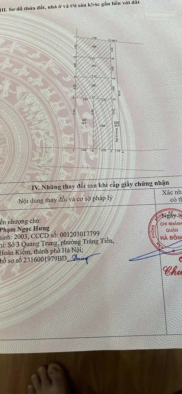 Chính chủ bán 2 lô phường Biên Giang cạnh nhau, loanh quanh 2 tỷ. Diện tích 39m2