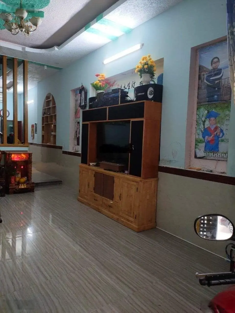 Nhà trệt lầu khu dân cư Thuộc Tân Đông Hiệp đường rộng 8m. Giá 2 tỷ 950