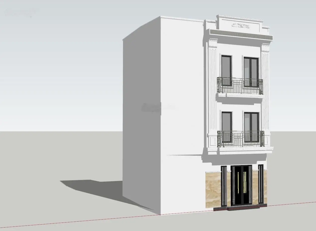 Bán nhà 3 tầng xây sẵn thiết kế hiện đại tại thị trấn Đông Anh