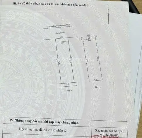 Bán nhà 2 tầng MT Nguyễn Phước Thái (đường 7m5) gần chợ Thanh Khê, DT 90m2 giá 5tỷ3