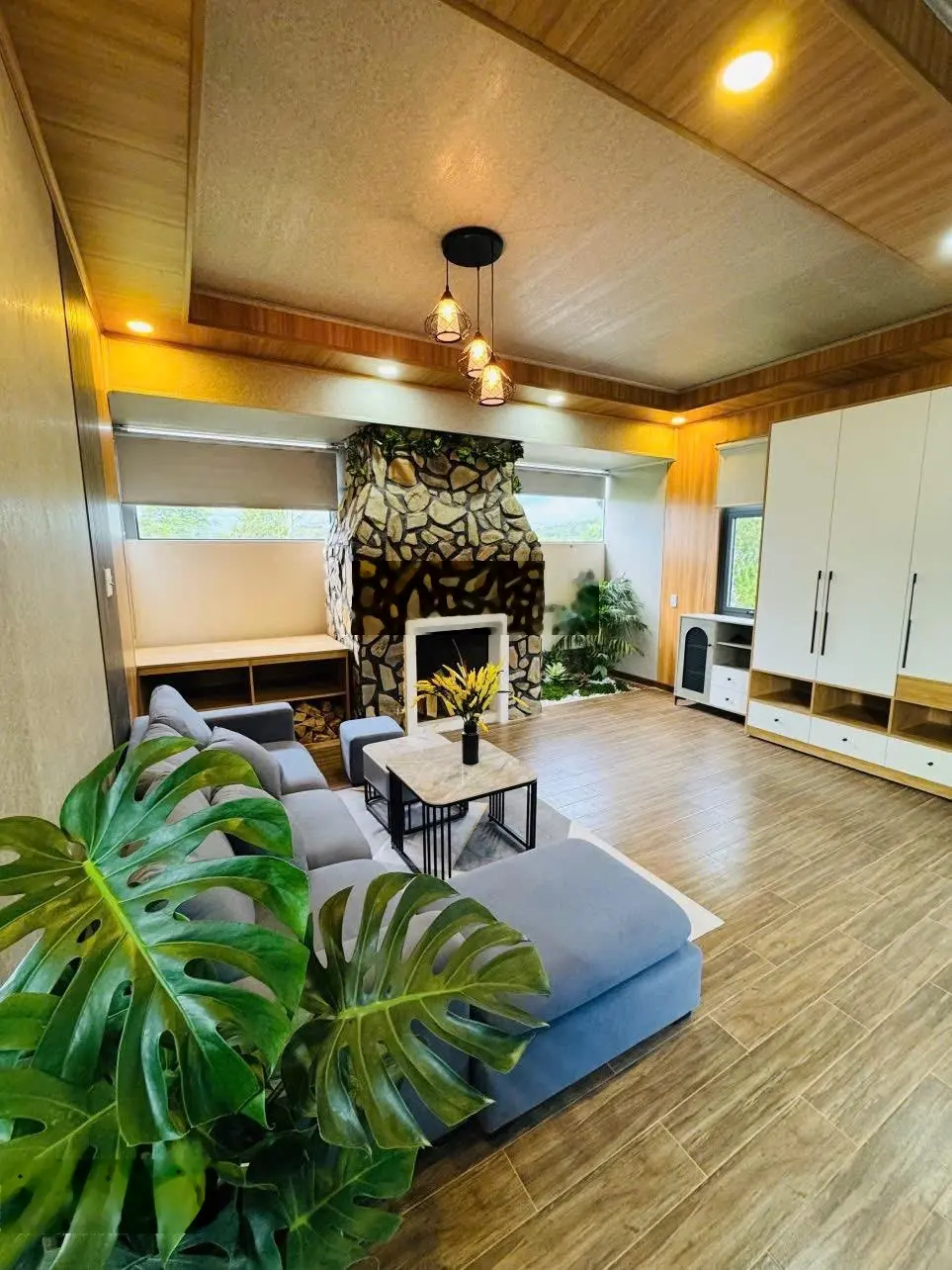 Bán nhà sân vườn đẹp khu dân cư Richland, Măng Lin, gần Mây Lang Thang Đà Lạt giá rẻ