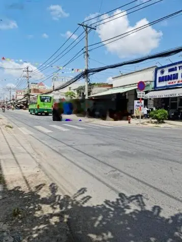 Đất Củ Chi, bán lô đất mt đường Nguyễn Văn Khạ, dt 527m2, có 300m thổ cư, xã Phú Hòa Đông.