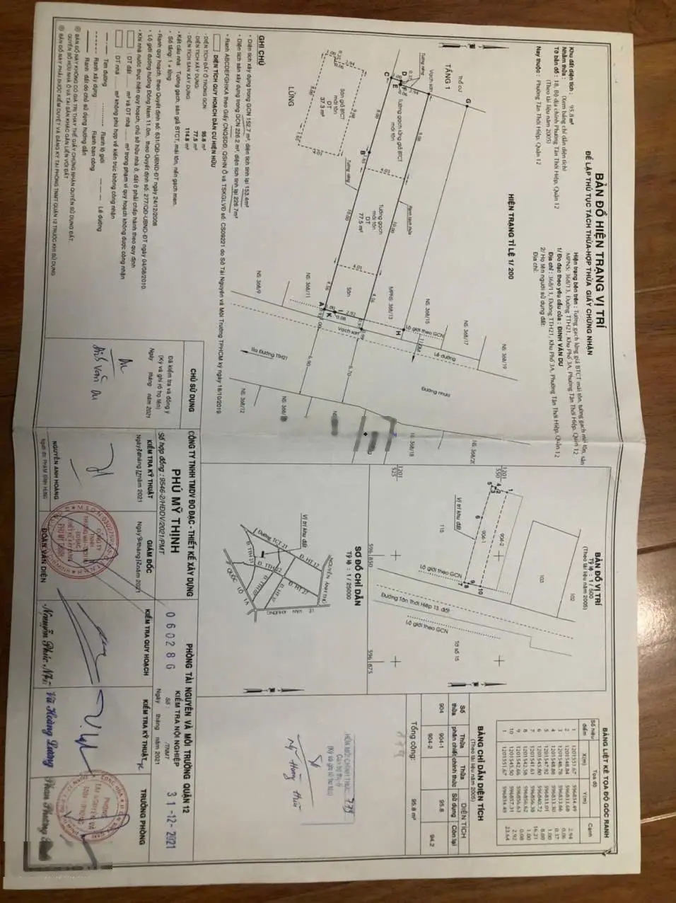 Nhà Xưởng 8m x 25m Mặt Tiền Tân Thới Hiệp 14 Quận 12. Gồm 2 Sổ. Gần TTH21 mở rộng 25m.Giá : 13.5 Tỷ