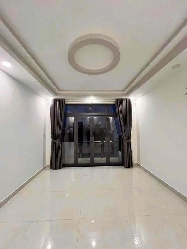 Quận 12, Nhà 3 lầu, hẻm xe hơi tới nhà, gần chung cư Thạnh Lộc mát mẻ