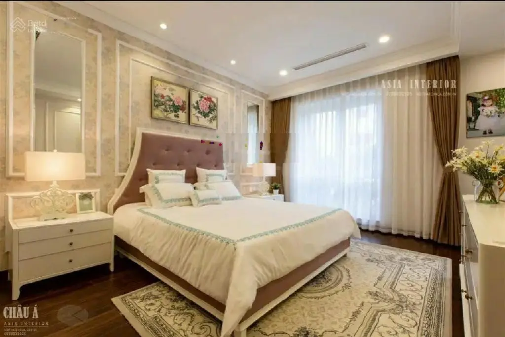 Bán BT lô góc view Vườn Hoa Lưu Hữu Phước Mỹ Đình, vỉa hè - Đường bàn cờ