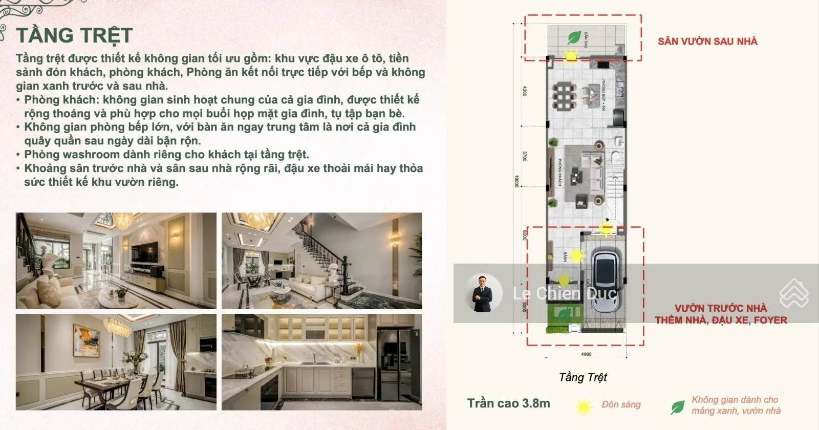 5 căn biệt thự The Classia view trực diện hồ bơi đẹp nhất, Sổ hồng sẵn, DT 5x20m, giá 20 tỷ bớt lộc