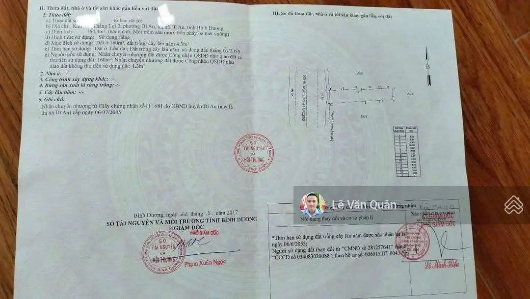 Bán mặt tiền kinh doanh lê quý đôn dĩ an