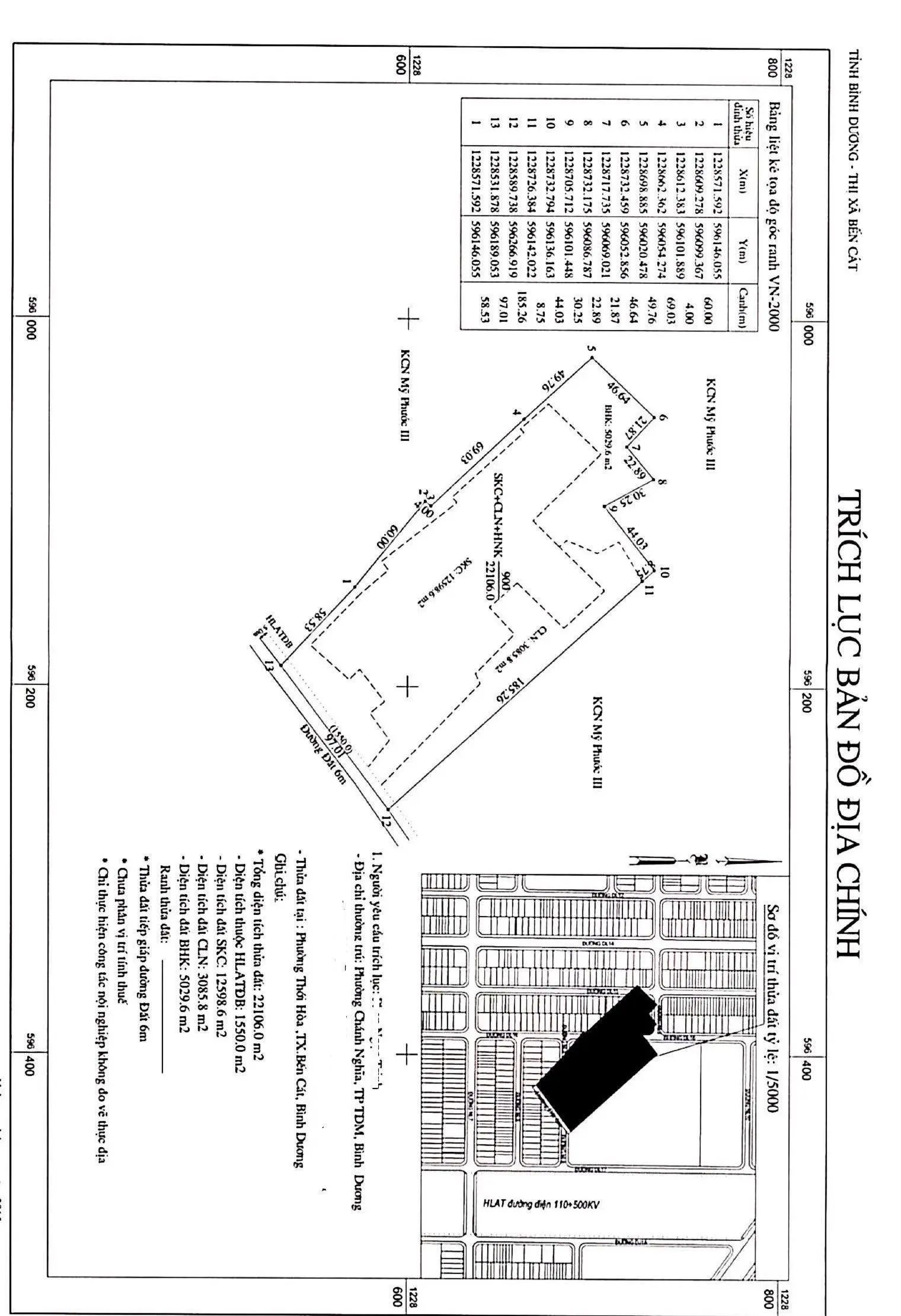 Bán 23,000m2 Ngay Trung tâm KCN Mỹ Phước 3, Ngay Chợ , Trường Đại Học và Vành đai 4. Giá 6.5tr/m2