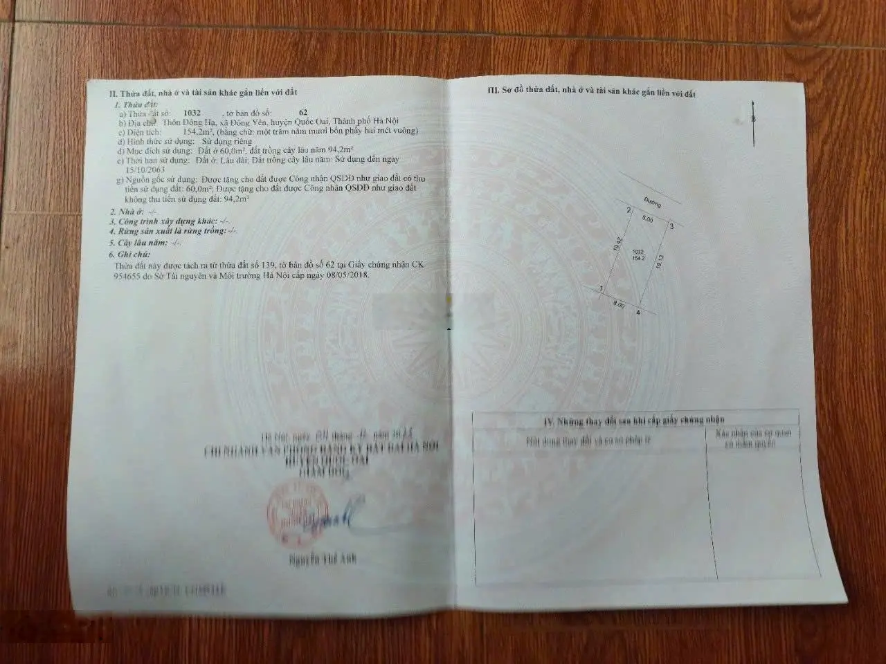 Cần bán lô đất S=154m2 (8x19m) giá đầu tư, nằm trên trục đường chính. Gần chợ, trường học
