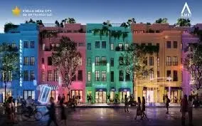 Bán nền góc 2MT trục chính 25m tại KDC Stella Mega City, DT từ 108m2, sổ hồng công chứng ngay