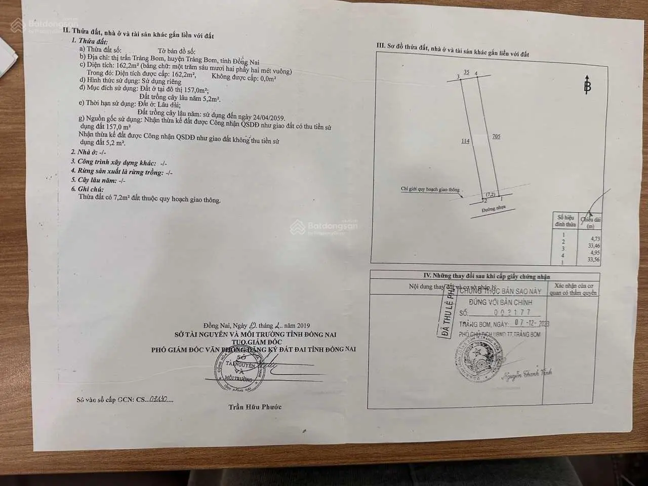 Bán nhà trung tâm huyện. Mặt tiền đường kinh doanh, diện tích 160m2. Sổ hồng riêng. LH: 0933 589 ***
