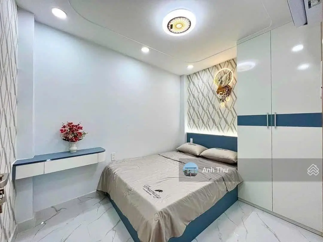 Căn nhà 52m2 Trần Hưng Đạo, gần CA Thành Phố. Xây 1 trệt 4 lầu, oto vô tận nhà. Sổ riêng