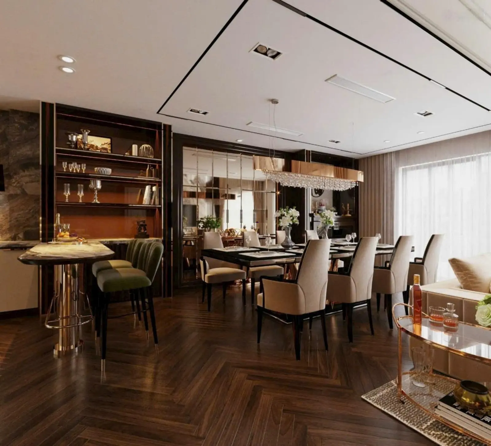 Vip IPH Cầu Giấy, penthouse dt 235m2, full nt của doanh nhân người Đức, full đồ nt cao cấp, bể bơi