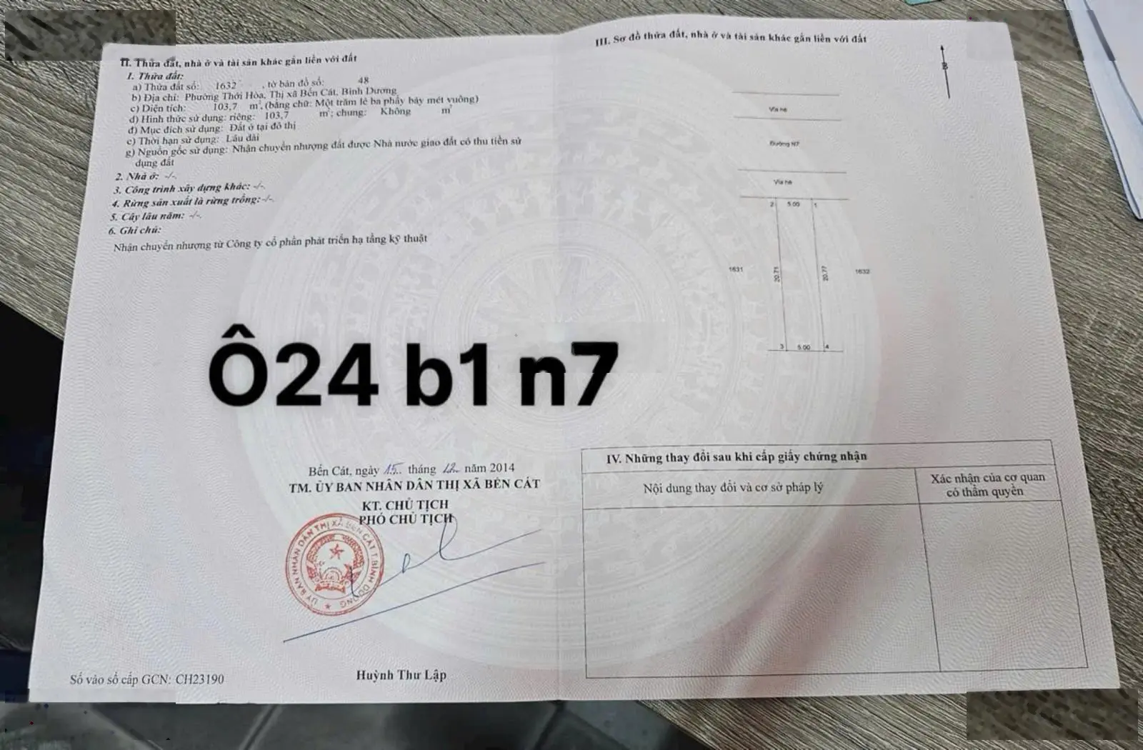 Kẹt tiền bán nhanh lô đất sát Quốc Lộ 13, ngay KCN Mỹ Phước 4, dân đông kín