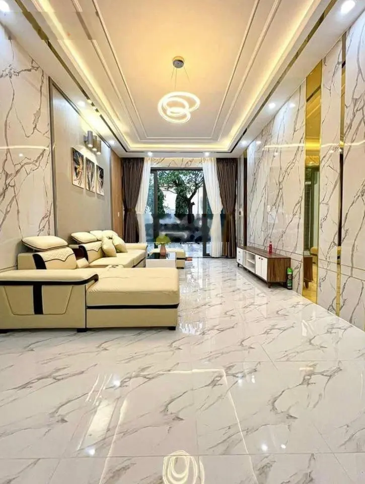 Nhà đẹp kinh doanh tốt 1 trệt 1 lầu tại Bình Tân Đường An Dương Vương Gần Công Viên Phú Lâm 70m2