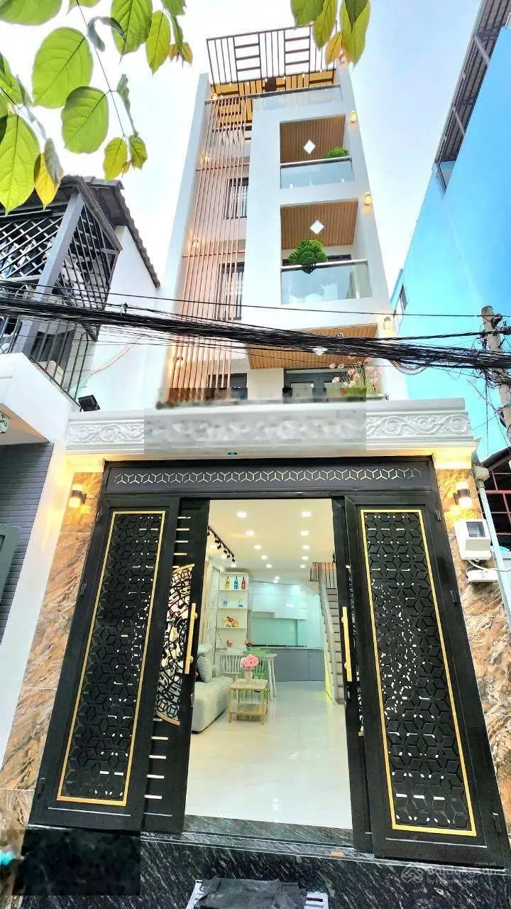 Bán nhà 5 tầng 6,5tỷ hẻm xe hơi 585 đường Nguyễn Thị Thập, P Tân Phong, Quận 7 (Đoạn gần LotteMart)