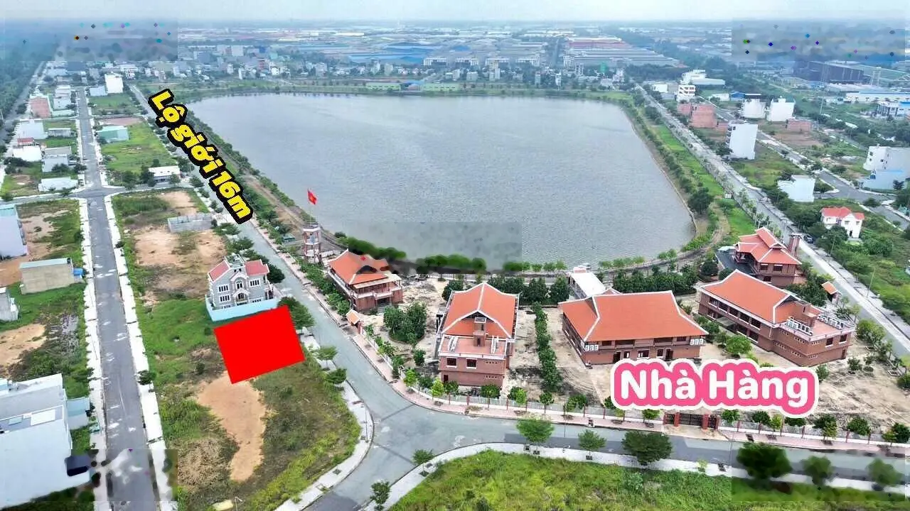 Đất biệt thự view hồ - đối diện nhà hàng sang trọng - tiềm năng tăng giá cao