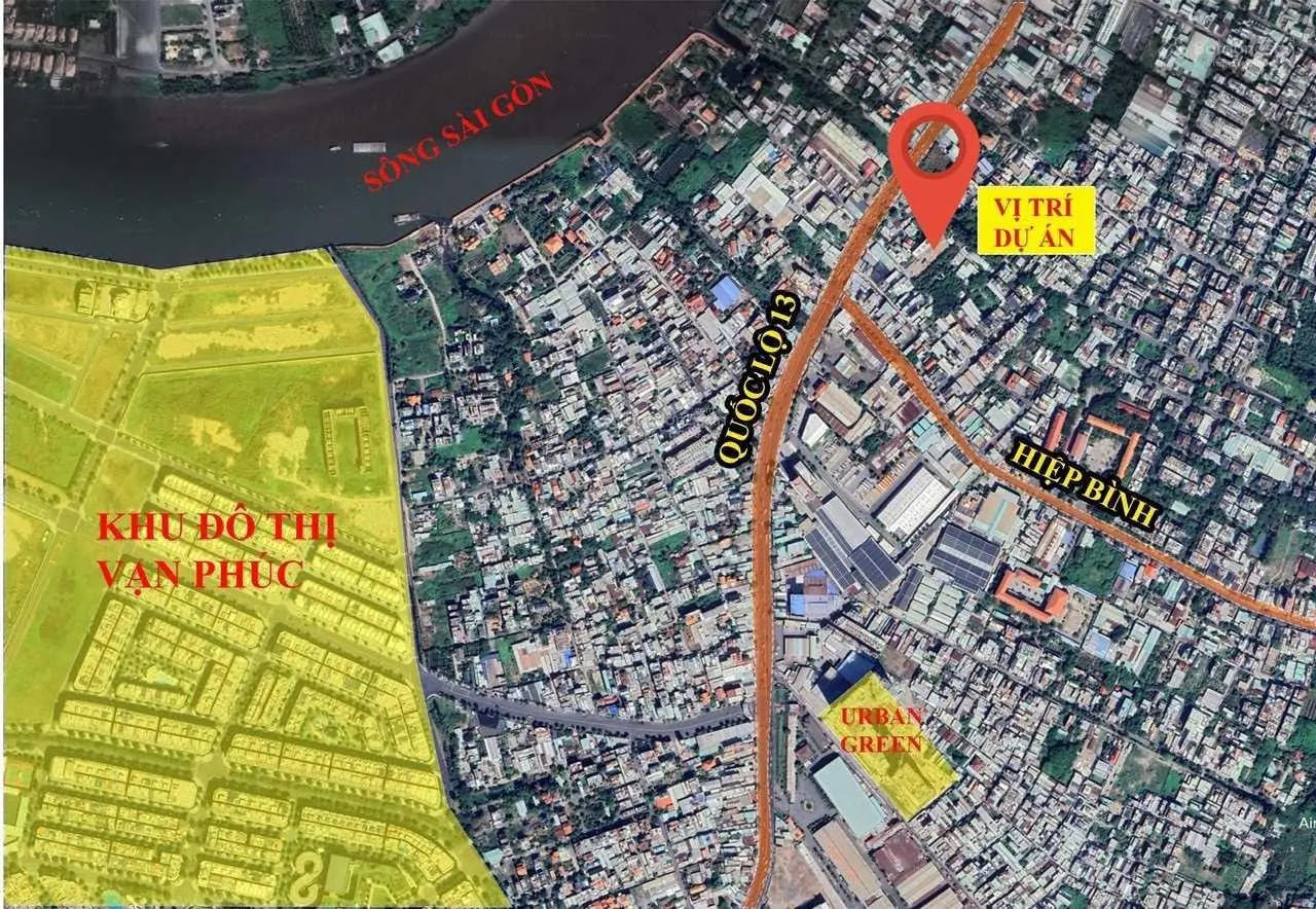 Chính chủ: Đất thổ cư 58m2 hẻm ô tô sát mặt tiền QL13, Sẵn sổ hồng, xây dựng được ngay giá 4.1Tỷ