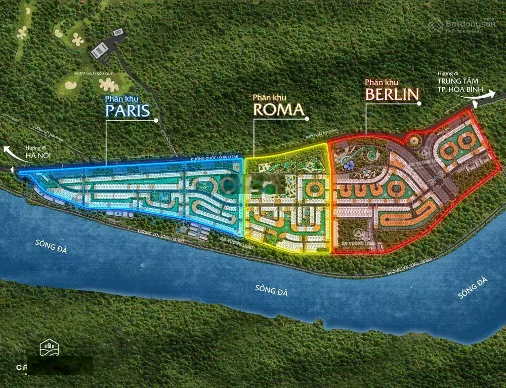 Chính chủ bán căn Ngoại giao BT Casa Del Rio Hòa Bình, trục giữa Paris và Roma- 250m2 sông rộng