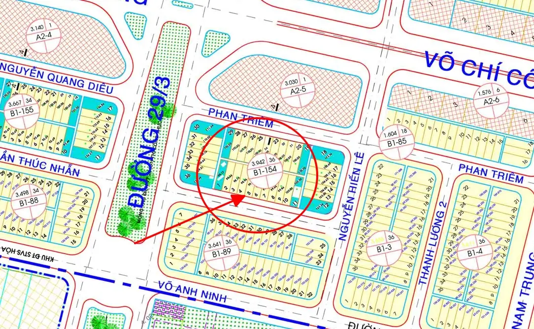 Cần bán 2 lô đất đường Thanh Lương 1 - Tây Nam - Hoà Xuân, Cẩm Lệ