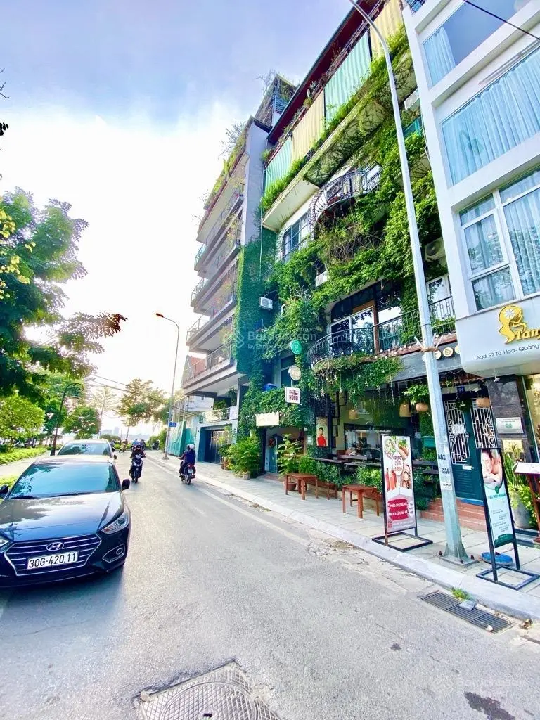 Cực phẩm MP Tô Ngọc Vân, view Hồ Tây - vỉa hè kinh doanh - thang máy, 100,6 m2, giá 71 tỷ