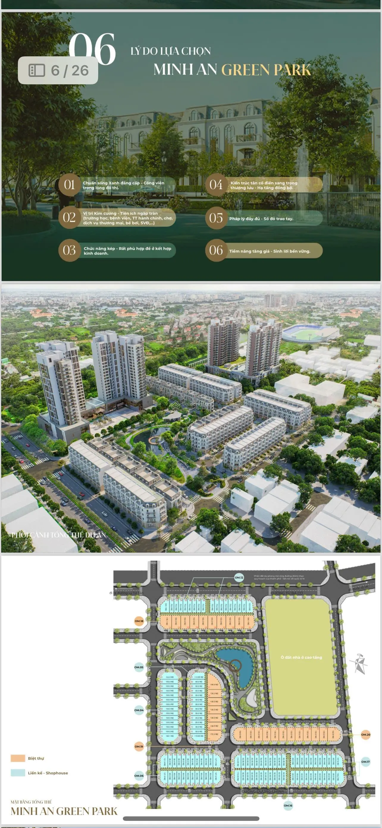CĐT MINH AN ra hàng 15 căn LK Minh An Green Park chỉ từ 12 Tỷ/căn.Trực tiếp CĐT.Lh:0965.662.448
