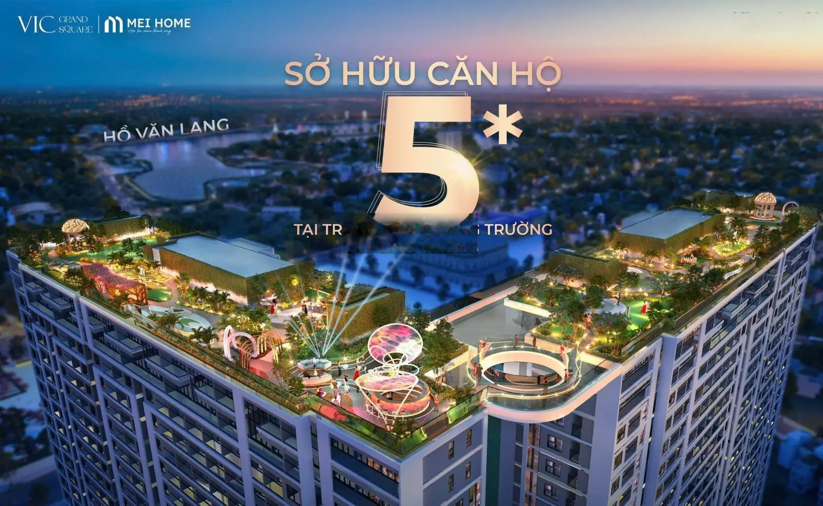 Bán CHCC Vic Grand Square 34m2 1PN/1WC nội thất cơ bản về ở ngay chỉ 1,213 tỷ