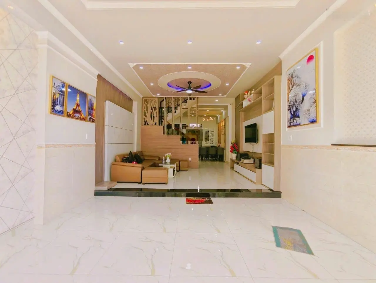 Bán nhà đường số 8 KDC Xuyên Á, 1T, 2L nhà mới đẹp | 5x16m | Sổ hồng riêng