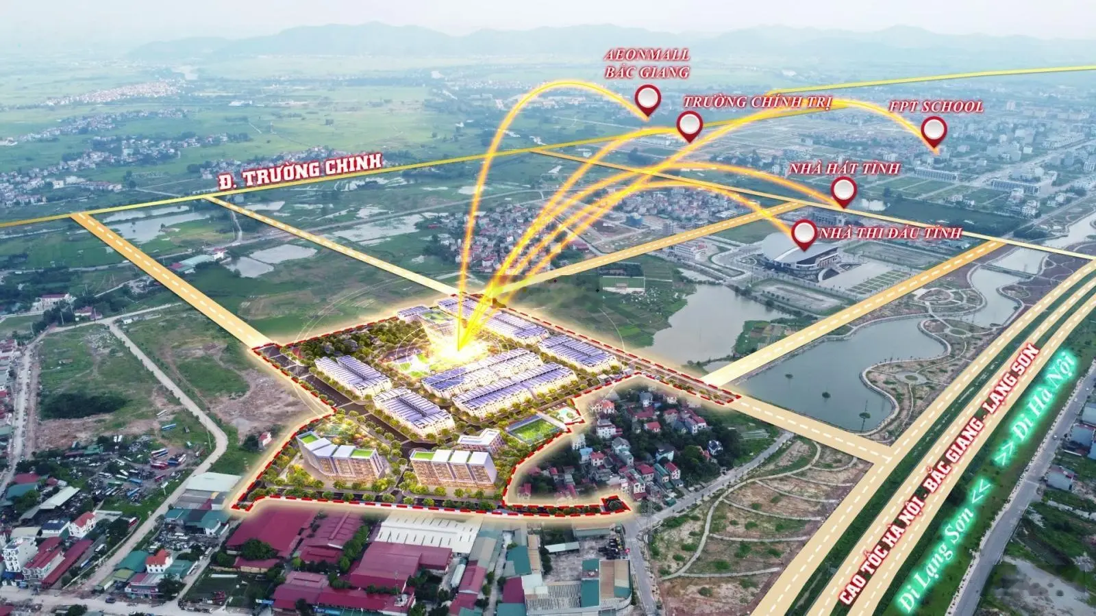 Mở bán dự án Dream City Bắc Giang, giá CĐT, chính sách chiết khấu cực ưu đãi