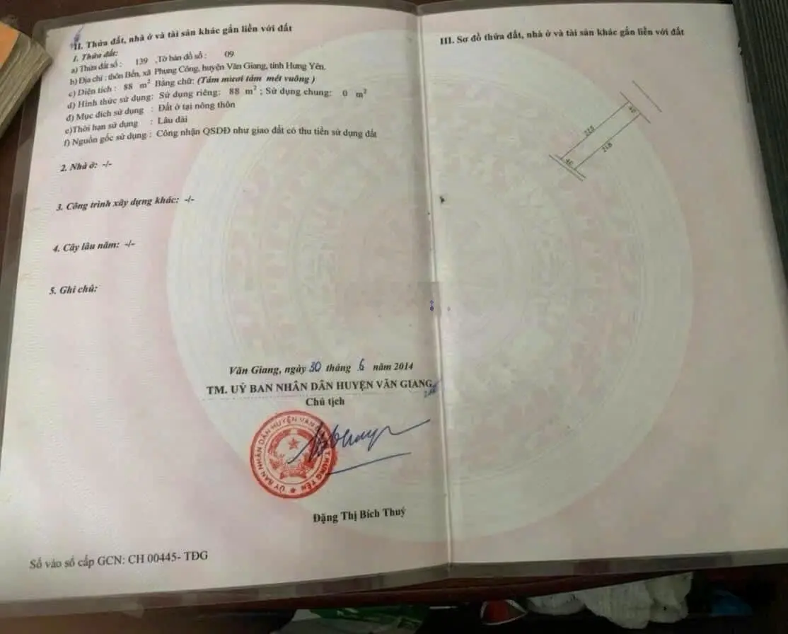 Bán mảnh đất thị trấn văn giang siêu hót, giá siêu đầu tư