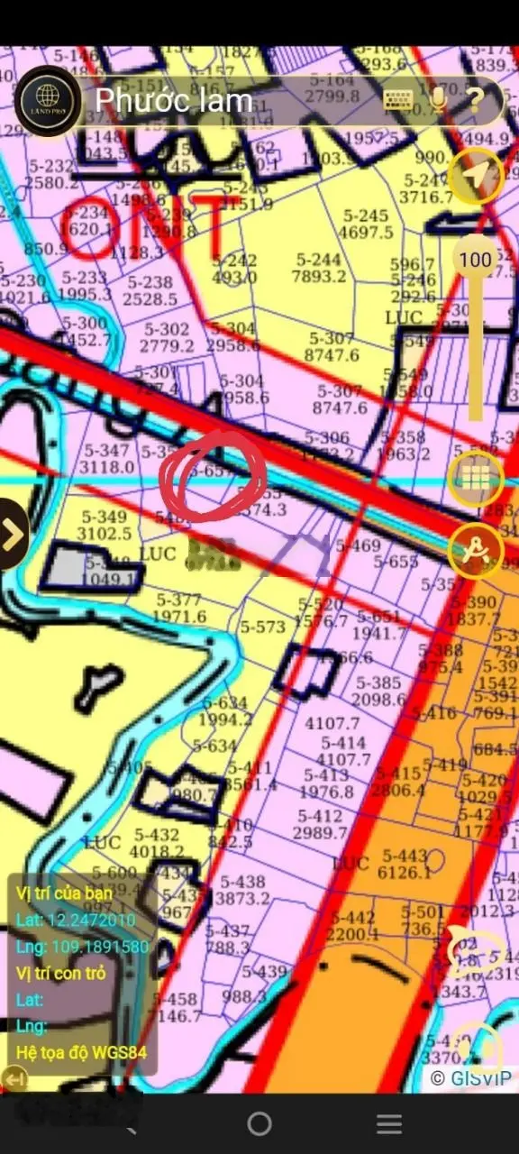 Ngang 9,4m * dài 32m đường kênh sáng xã Phước Lâm