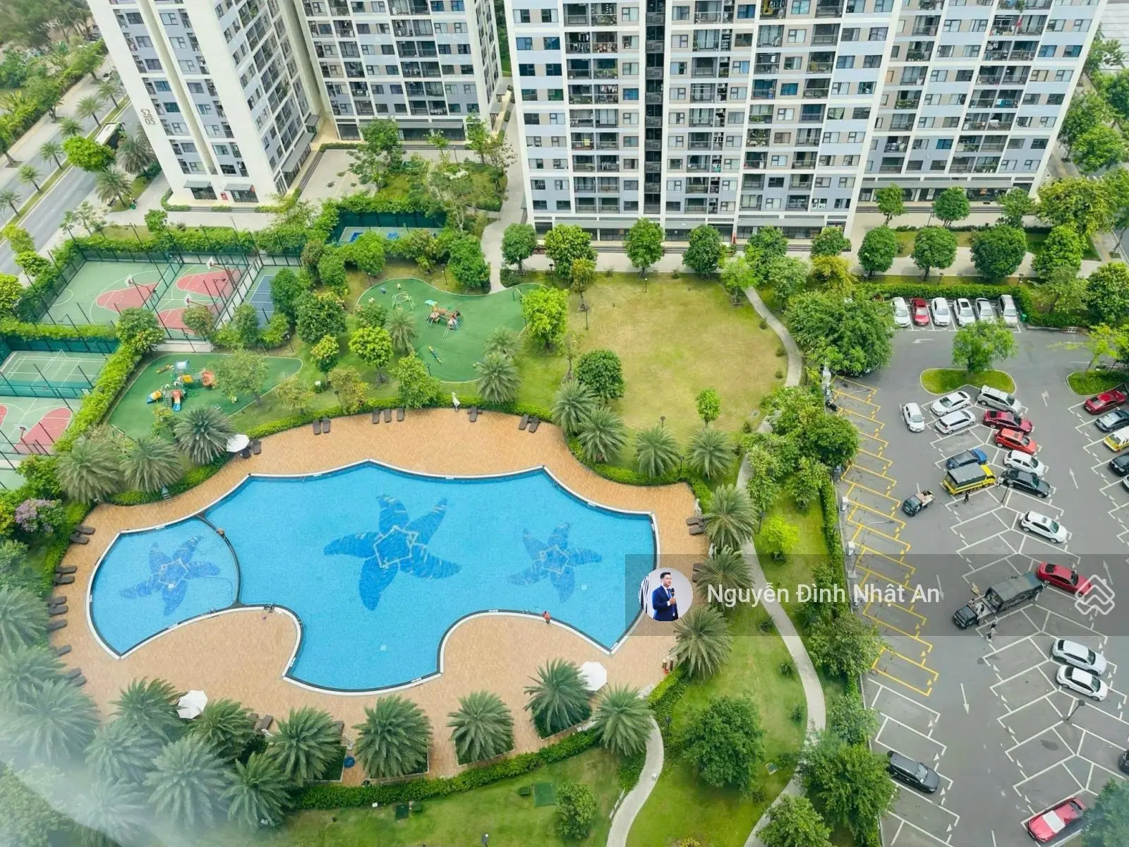 Bán ăn hộ 2PN 59m2 sẵn sổ - Tặng nội thất - giá tốt - view hồ bơi & công viên - Xem nhà 24/7