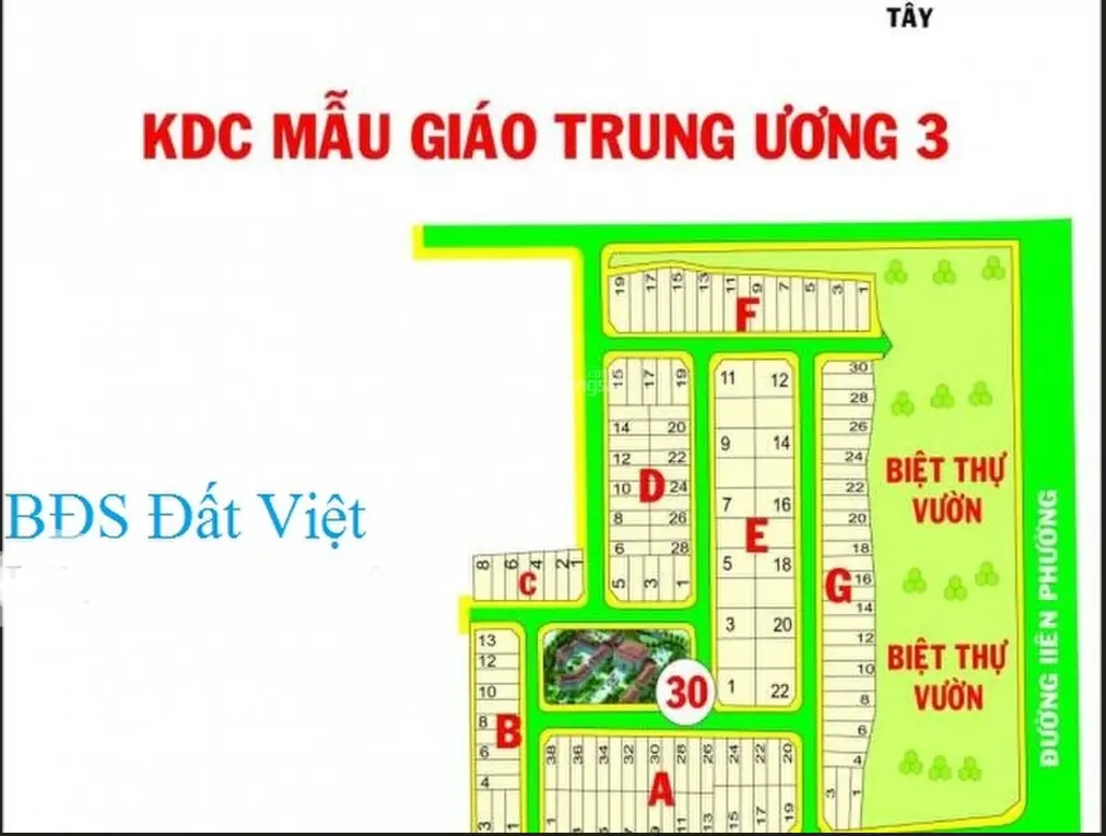 Bán nền nhà phố KDC mẫu giáo TW3, Phú Hữu, TP Thủ Đức, đường 12m, DT 6x18m, giá 65 tr/m2