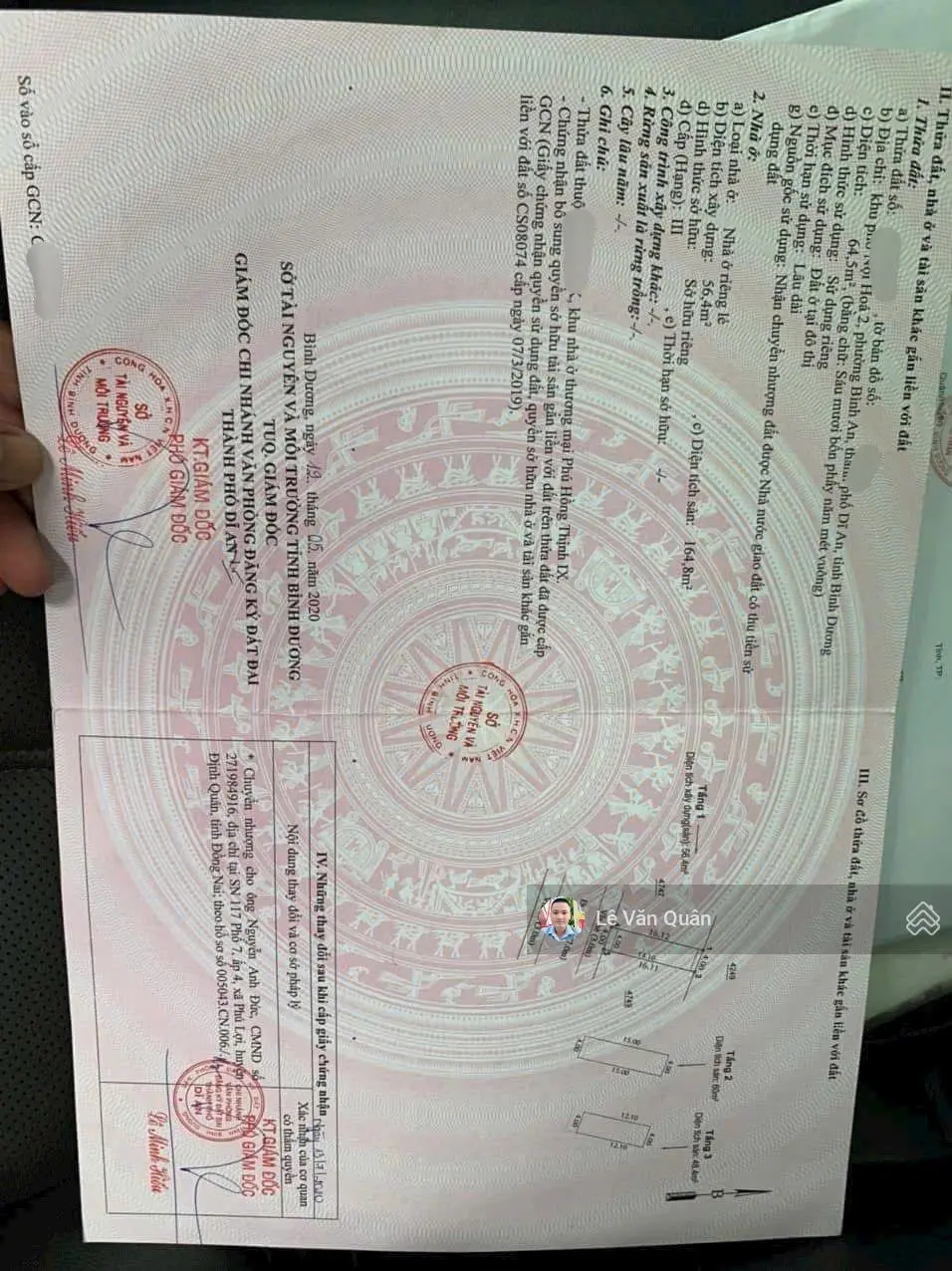 Bán nhà hoàn công phú hồng thịnh dĩ an sát thủ đức