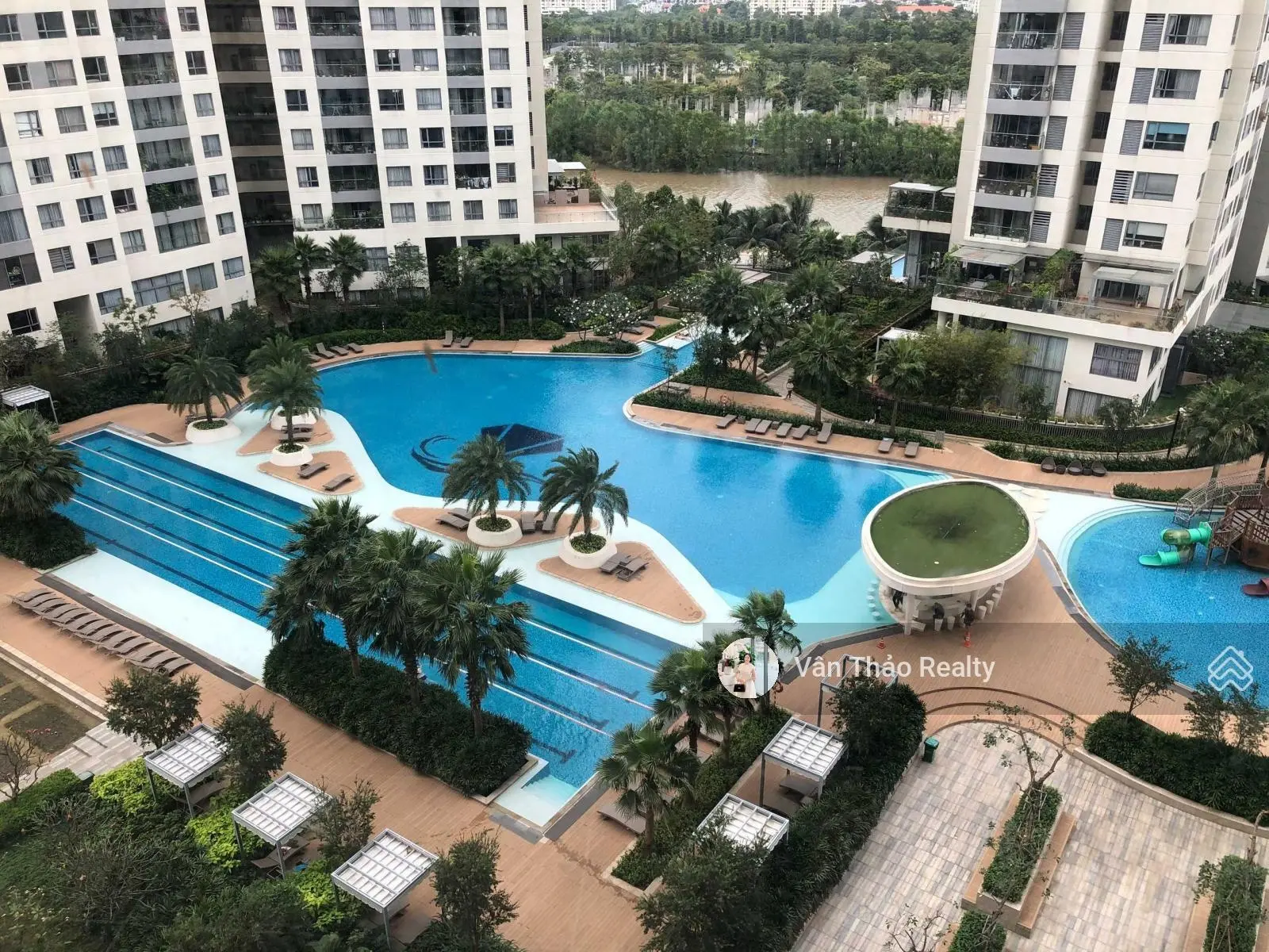 (Giá tốt nhất - tin thật 100%) chỉ 7,3 tỷ bao hết - tầng trung thấp - view hồ bơi Đảo Kim Cương Q2