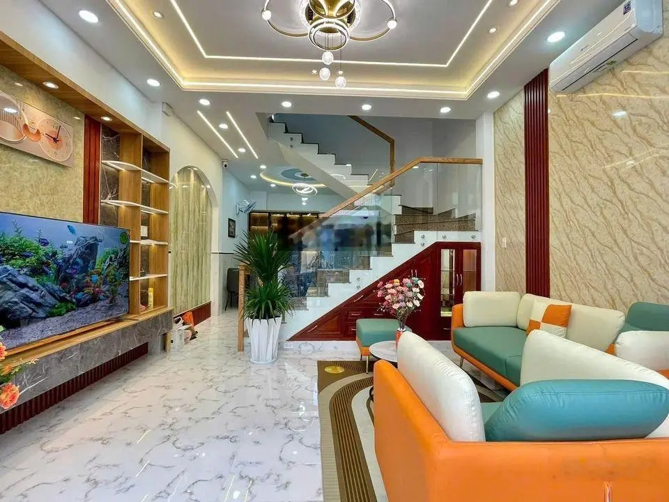 GIÁ SIÊU HẤP DẪN CHỈ 3TY5 , SỞ HỮU NHÀ 50M2, 1T2L, 4PN,5WC, FULL NT , HẺM SIÊU TO 5M ,SHR